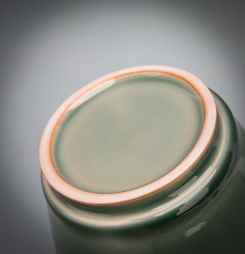 Qing He Celadon Storage Canister