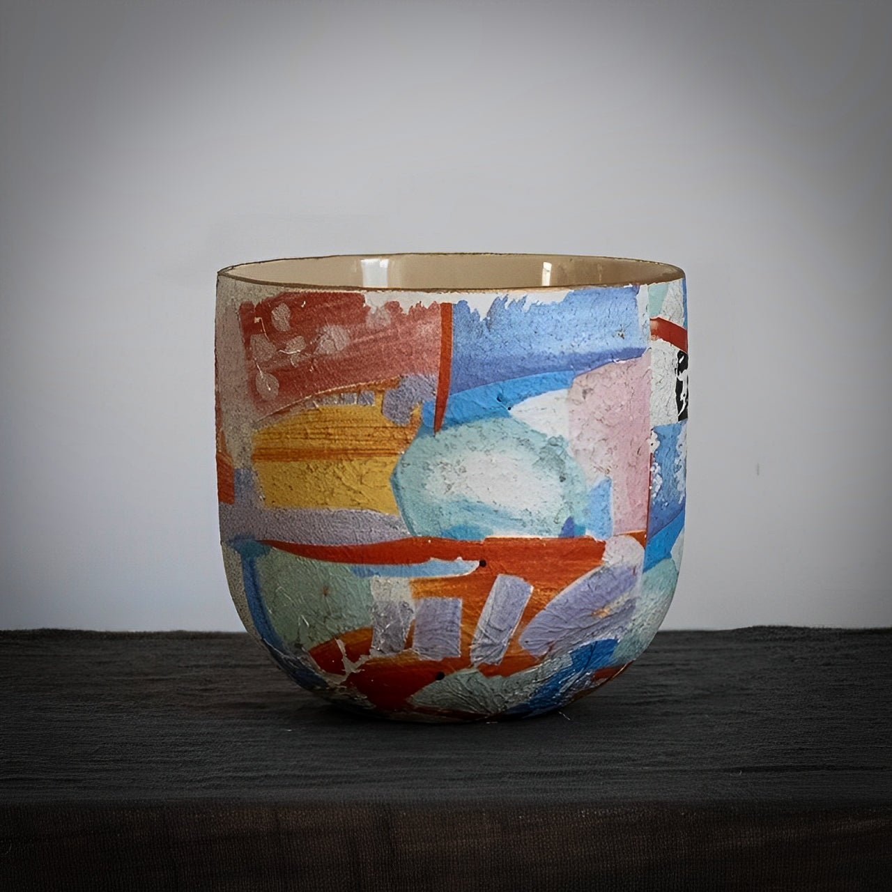 Hua Yun Painted Ceramic Planter