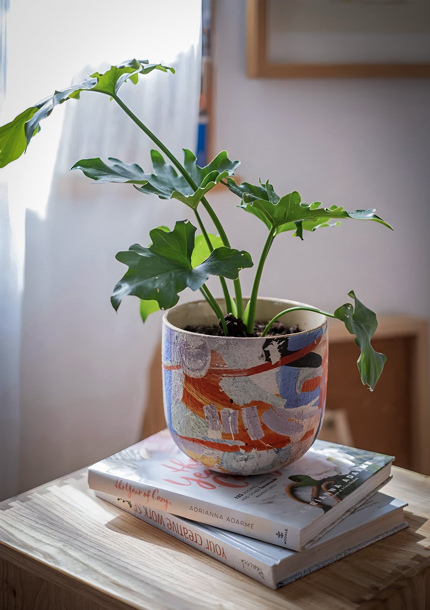 Hua Yun Painted Ceramic Planter