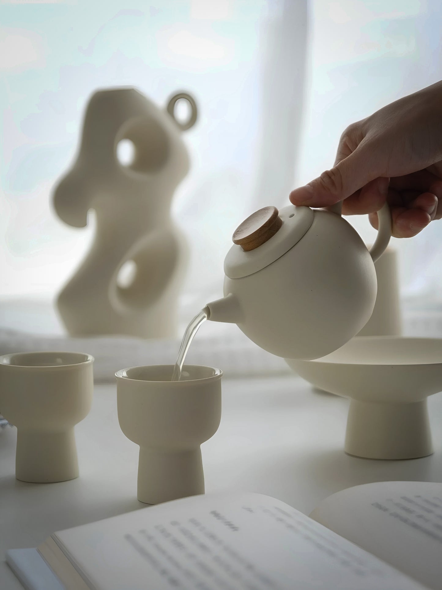 Bai Mu Artisan Minimalist Tea Set