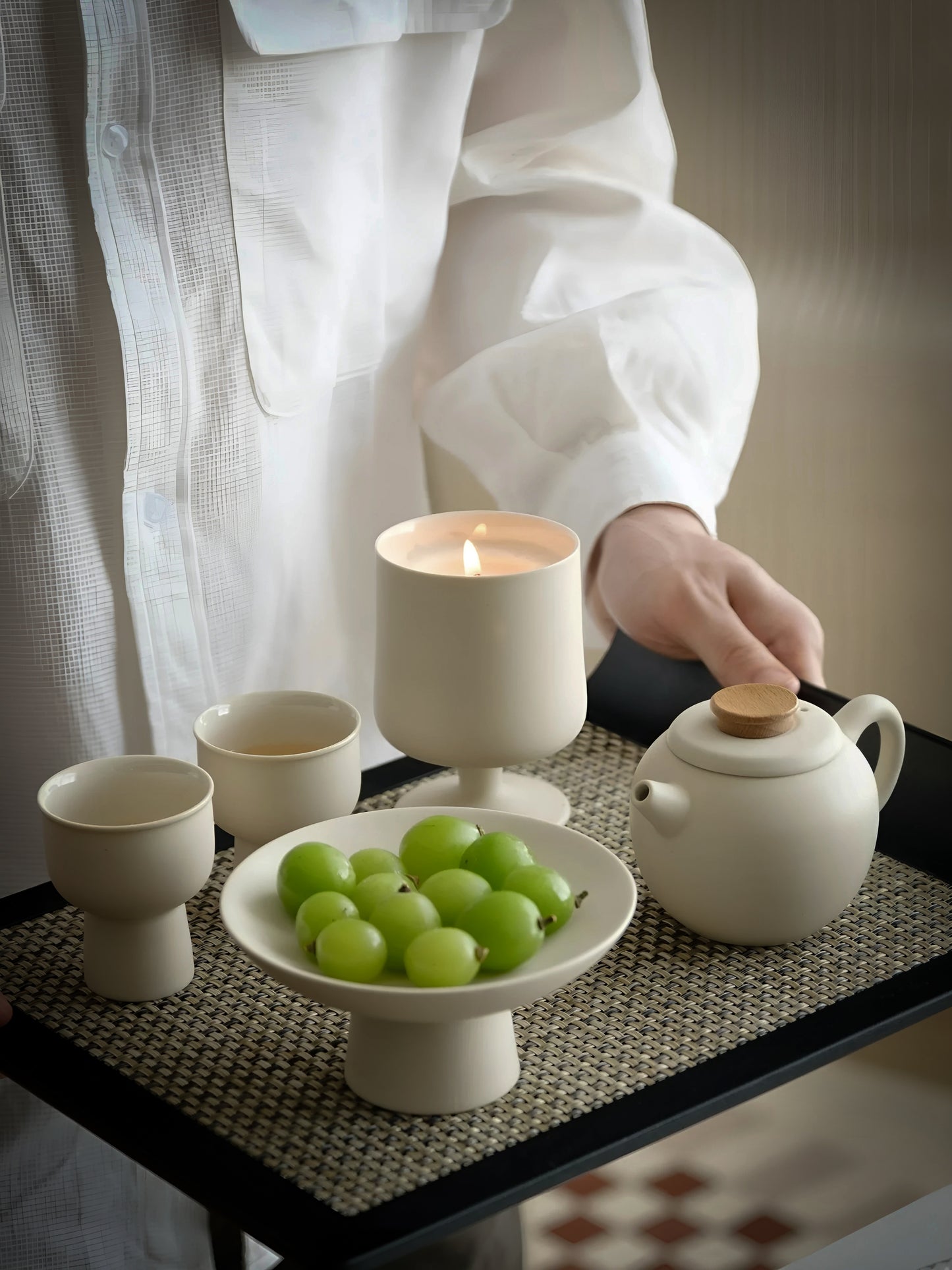 Bai Mu Artisan Minimalist Tea Set