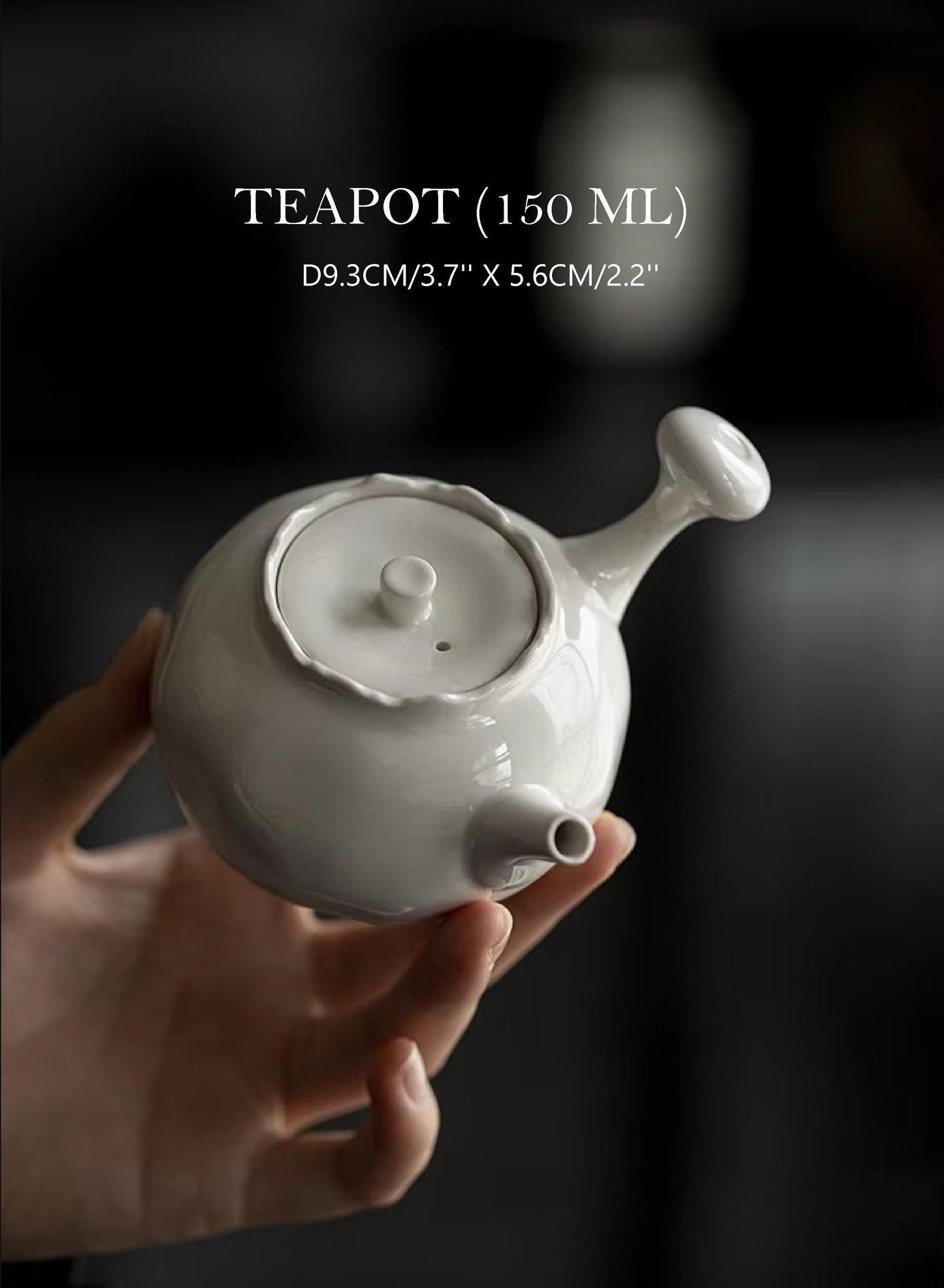 Bai Lian Elegant Teapot Bowl Set