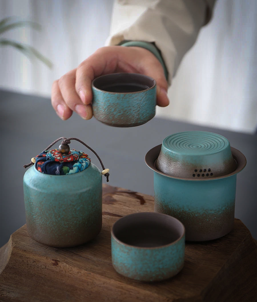 Jing Ya Earthy Tea Set