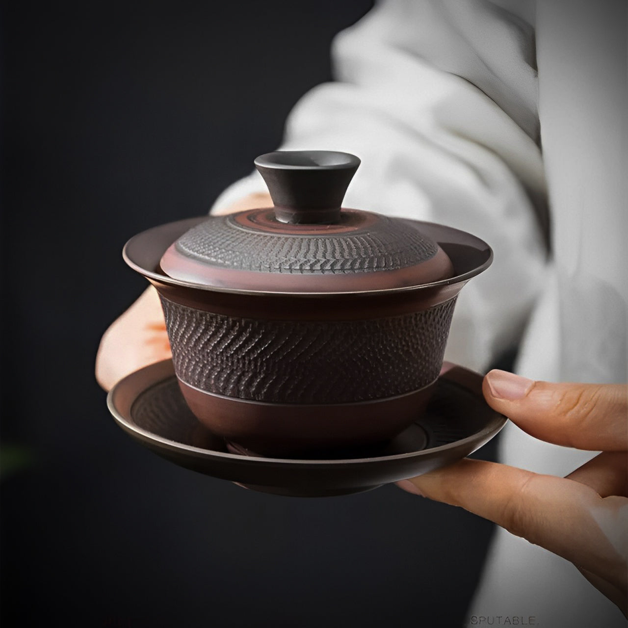 Qing Feng Jianshui Purple Gaiwan